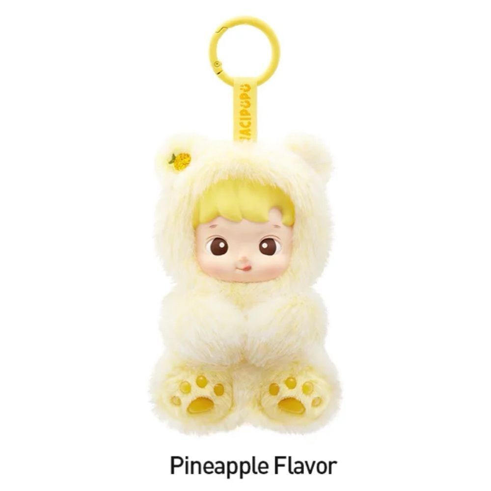 POP MART HACIPUPU PINEAPPLE Gummy Bear Series- Vinyl‎ Plush Pendant Blind Box